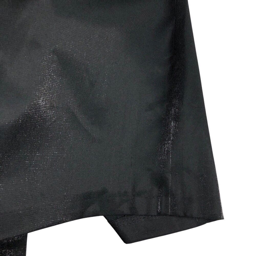 Vintage 90s Harve Benard Maxi Skirt 8 Black Shimmer Chiffon Whimsigoth Witchy - Picture 3 of 16